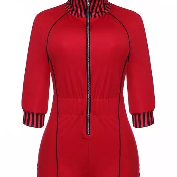 Red romper - Picture 4 of 4